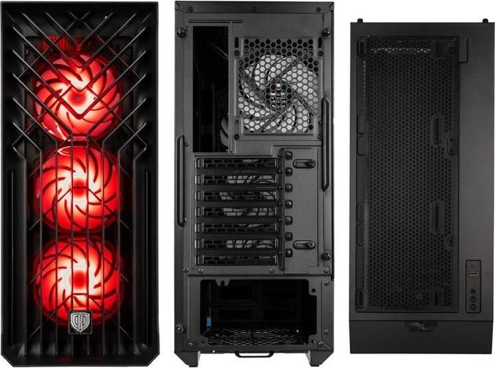 Image du produit Kolink Unity Cascade ARGB Midi-Tower Case - noir (E-ATX, Mini-ITX, ATX, mATX)