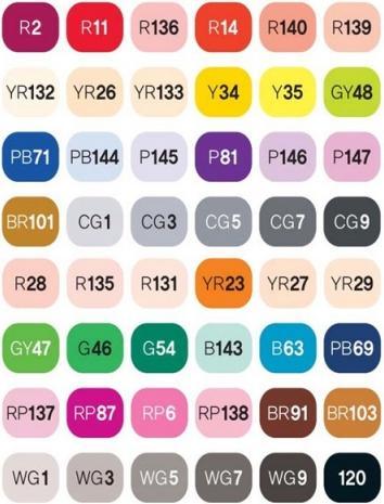 Actual product image Shinhan Brush pen (Multicolor, 3 mm, 48 x)
