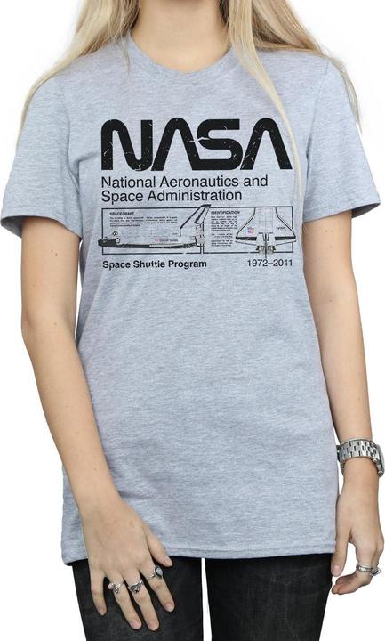 Image du produit Nasa Femme/Les femmes - T-shirt classique avec navette spatiale (M)