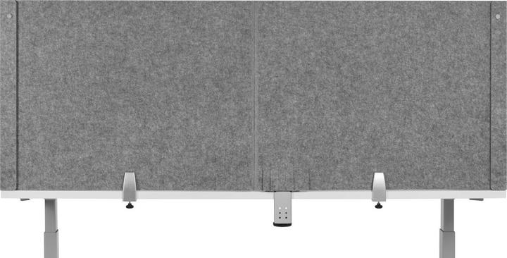 Produktbild Bakker Elkhuizen Bakker Tischtrennwand U-Form o. Acrylfenster grau 60cm tief (140 x 60 cm)