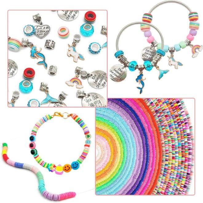 Produktbild MU Classic Kinder Perlen Schmuck DIY für Armband und Kette