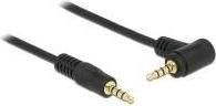 Produktbild Delock Kabel Klinke 3,5 mm 4 Pin Stecker > Stecker gewinkelt (5 m)