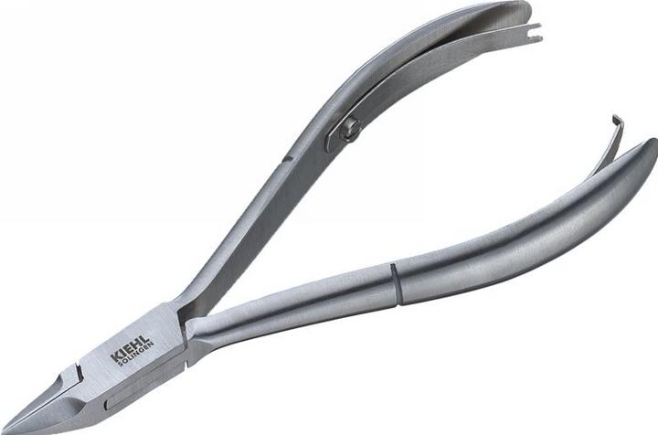 Produktbild Kiehl Eckenzange abgeschrägte Spitze/Diabetiker silber 13cm, abgeschrägte Spitze