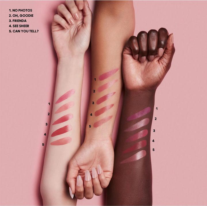 Actual product image MAC Cosmetics Lusterglass Lipstick (No Photos)
