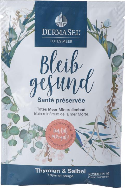 Produktbild DermaSel Kristallbad bleib gesund deutsch französisch (Badepralinen)