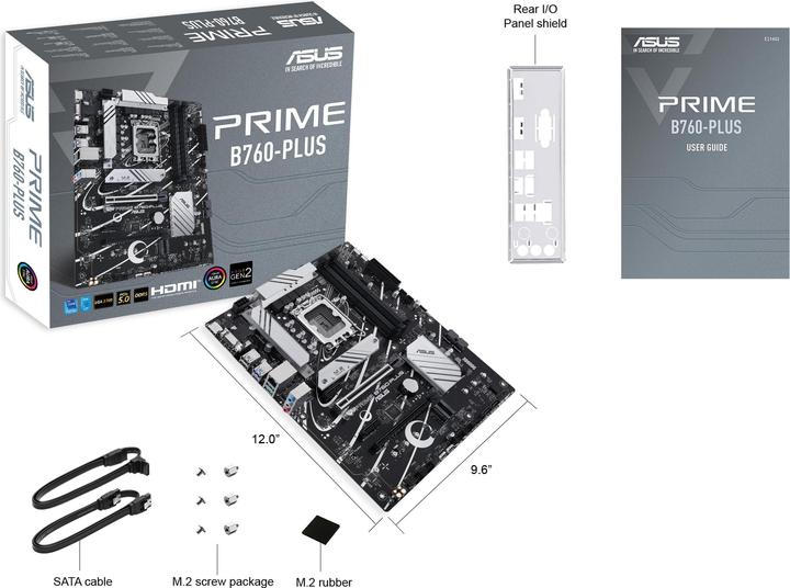 Produktbild ASUS Prime B760-PLUS (LGA 1700, Intel B760, ATX)