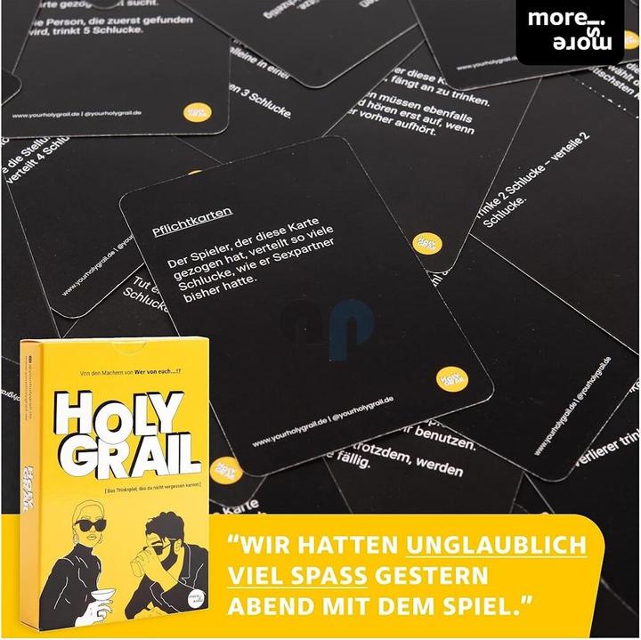 Immagine prodotto More is more HOLY GRAIL - Il gioco alcolico che non puoi dimenticare. (Tedesco)