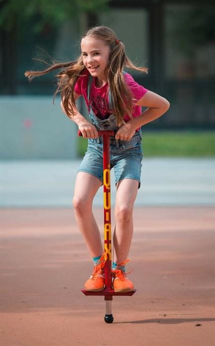 Actual product image Qu-Ax Bouncing stick pogo stick