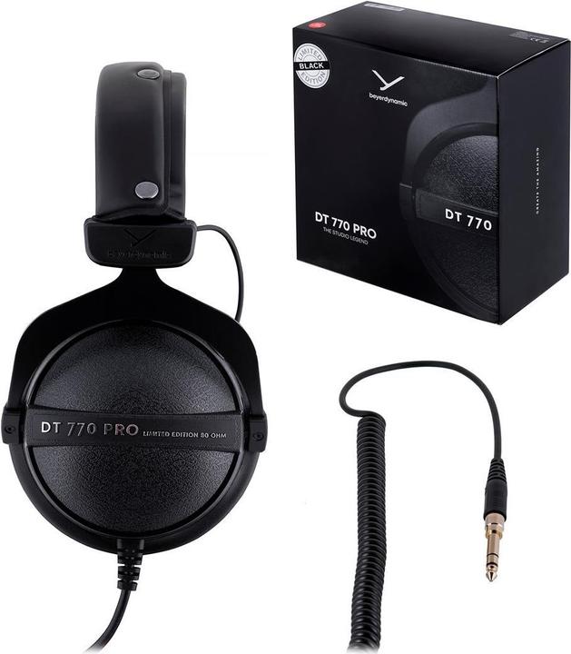 Actual product image Beyerdynamic DT 770 Pro Black Limited Edition (No noise cancelling, Cable)