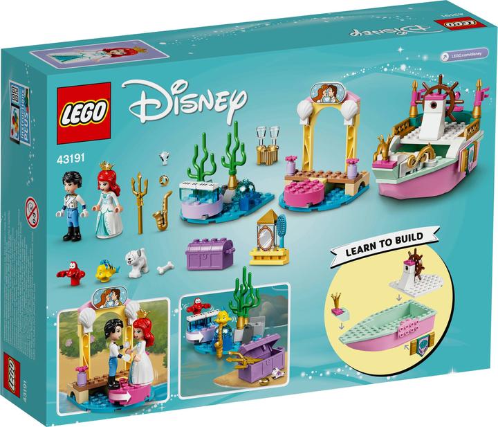 Actual product image LEGO Arielle's party boat (43191, LEGO Disney)