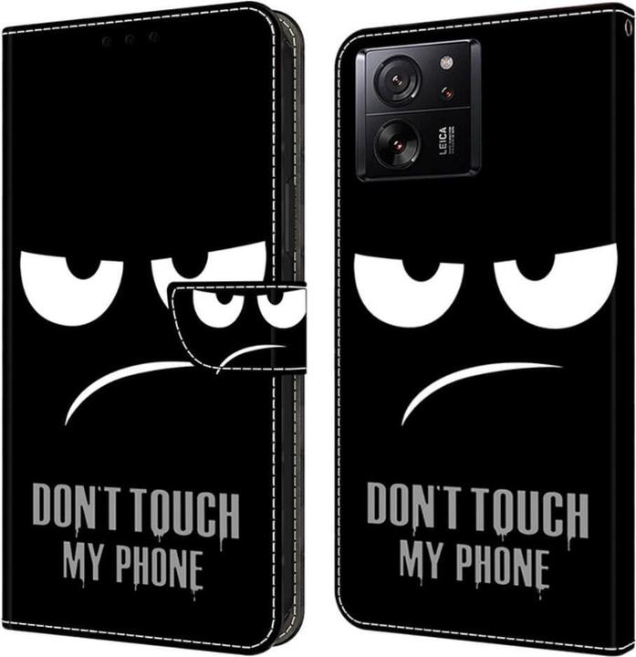 Actual product image Cover-Discount Xiaomi 13T / 13T Pro - Leather Case Cover Don't Touch (Xiaomi 13T Pro, Xiaomi 13T)