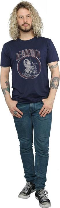 Image du produit - T-shirt DEADPOOL VINTAGE CIRCLE - Homme (XXL)