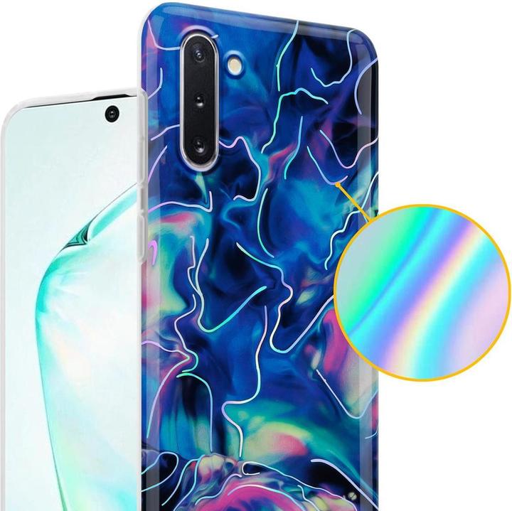 Actual product image Cadorabo IMD TPU Colorful Marble Cover (Samsung Galaxy Note 10)