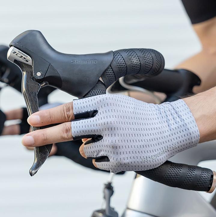 Produktbild Rockbros Breathable Short Finger Cycling Gloves, Size: XXL - Gray (XXL)