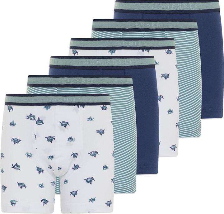 Produktbild Schiesser 6er Pack 95/5 Organic Cotton Retro Short / Pant (92, 6er Pack)
