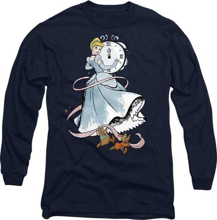 Immagine prodotto Cinderella Clock Strikes Twelve Maglietta Giac e Gus Adulto Unisex (XXL)