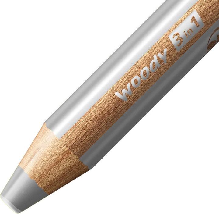 Produktbild STABILO woody 3 in 1 Buntstift mit Spitzer und Pinsel (Pastellfarben, 18 x)