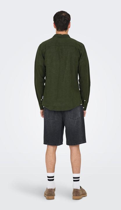 Immagine prodotto Only & Sons Onscaiden Life Ls Solid Linen Shirt Noos (M)