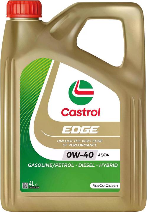 Actual product image Castrol Engine oil EDGE 0W-40 Titanium A3/B4, 4 l (4 l, SAE 0W-40)