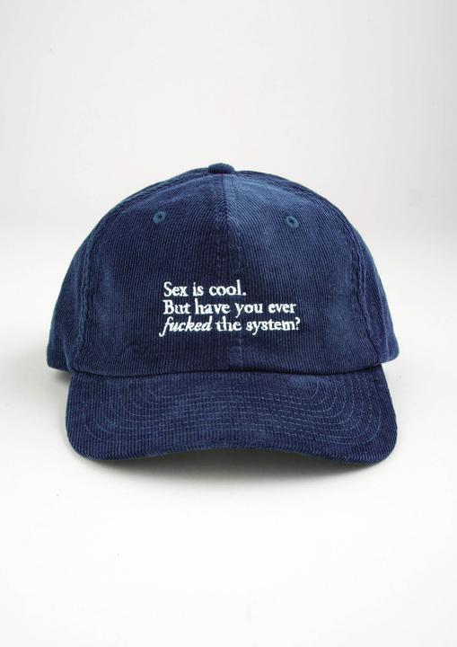Immagine prodotto Plakativ «F the System» Corduroy Cap Navy