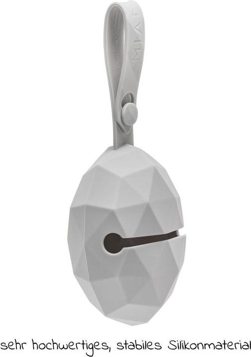 Image du produit MiaMia Boîtes à tétine Boîte à tétine en silicone / Attache-sucette - Diamant - - (1 x)