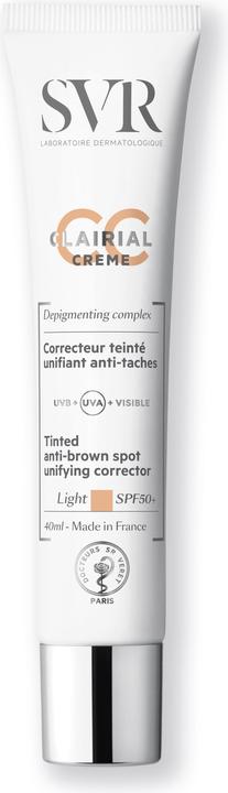 Actual product image CC Sun Protection Factor 50 + Light (Suntan cream, SPF 50, 40 ml)