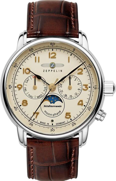 Actual product image Zeppelin 9636-5 Méditerranée (Moon phase clock)
