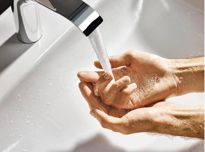 Produktbild hansgrohe Vivenis Waschtischmischer 110 (chrom) mit Ablaufgarnitur