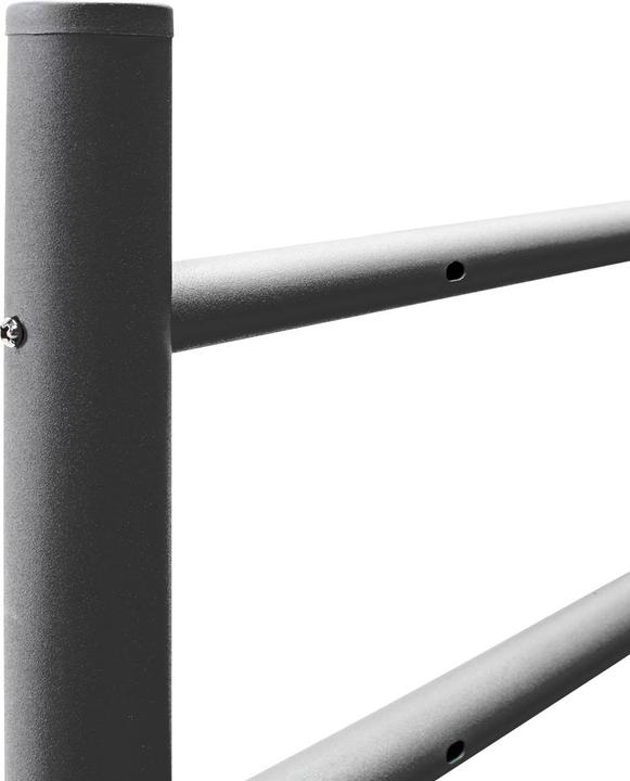 Actual product image Wiltec Letterbox stand 2-gang anthracite 120x85cm Postbox Standing letterbox
