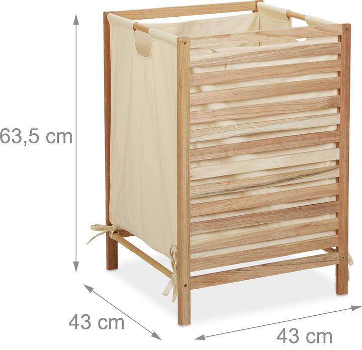Productafbeelding Relaxdays Wasmand (60 l)