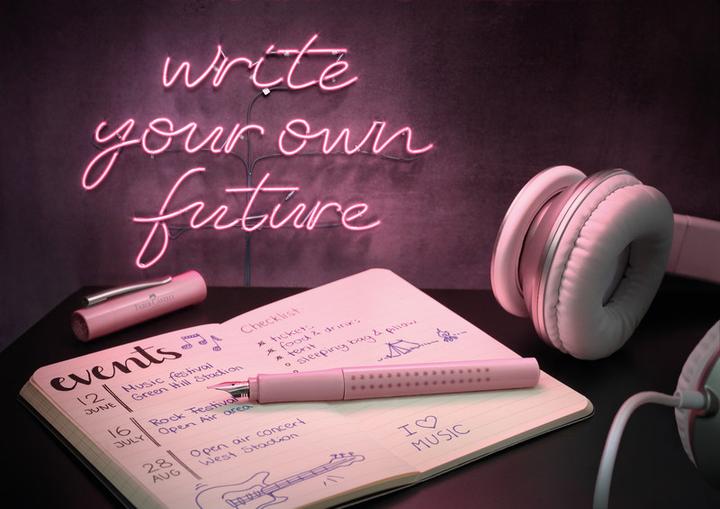Immagine prodotto Faber-Castell Set di penne stilografiche e impugnature biro (Ombre di rosa, 2 x)