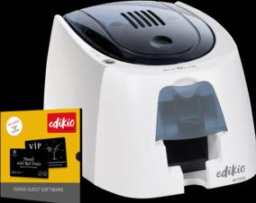 Actual product image Evolis Edikio ACCESS Guest solution, einseitig, 12 Punkte/mm (300dpi), USB Kartendrucker, einseitig, Thermo (300 dpi)