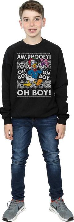Immagine prodotto Disney Donald Duck Christmas Fair Isle Felpa Ragazzi (152, 158)