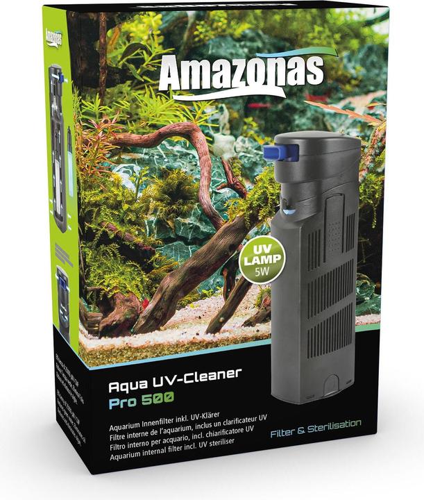 Amazonas Aqua UV-Cleaner Pro 500 (Innenfilter, Süsswasser, Meerwasser)
