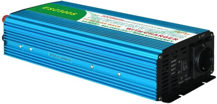 Image du produit Techline ESC300-S Onduleur sinusoïdal 300W/12V avec chargeur de batterie