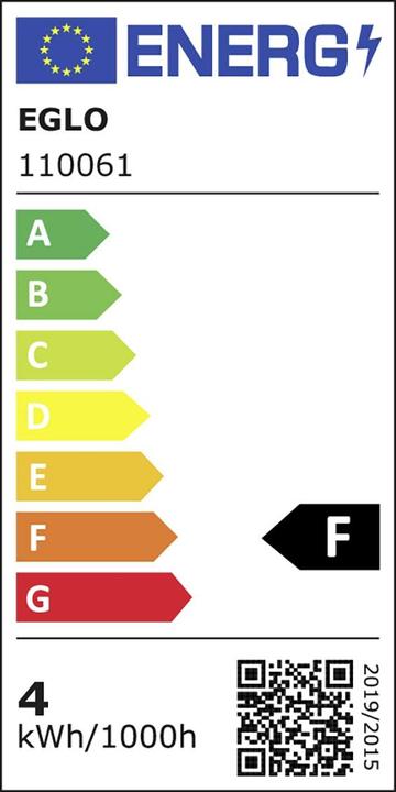 Energy Label EGLO LED illuminant (E14, 4 W, 350 lm, 1 x, F)