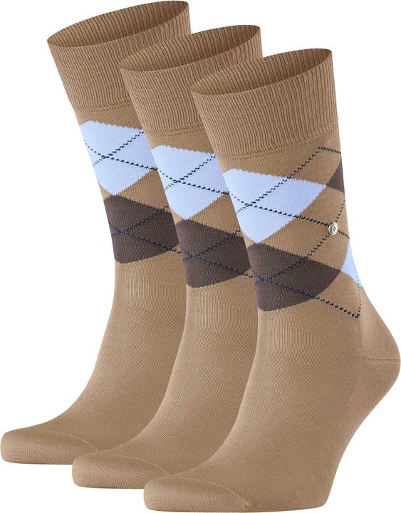 Burlington Socken Casual Bequem sitzend Manchester (3er Pack, 40 - 46)