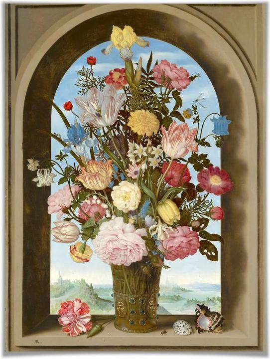 Produktbild Trenddeko Blumenvase in einer Fensternische (24 x 30 cm)