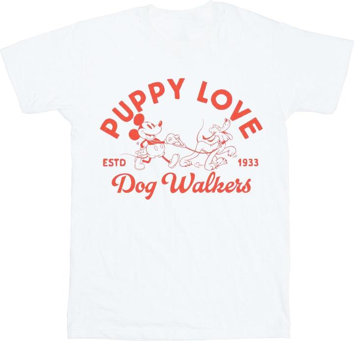 Actual product image Disney Mens Mickey Mouse Puppy Love T-Shirt (4XL)
