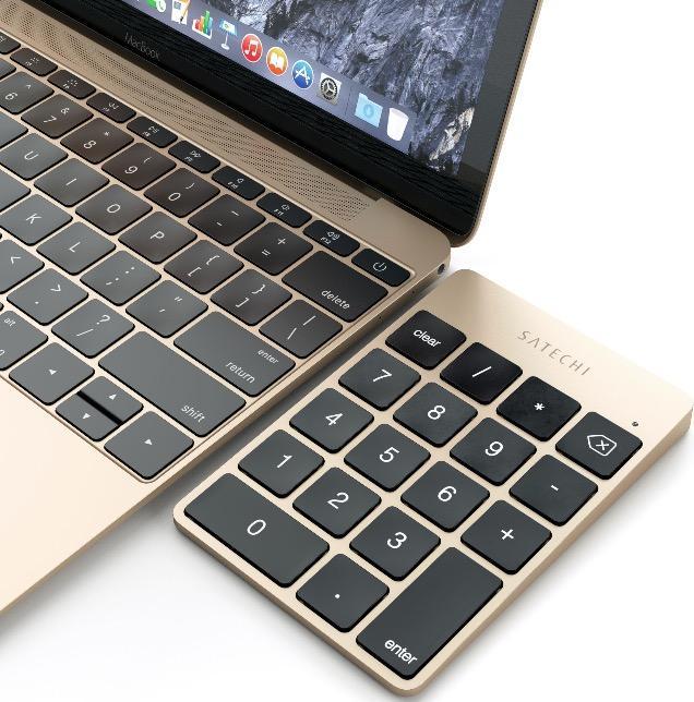 Actual product image Satechi Slim (Numeric keypad, Wireless)