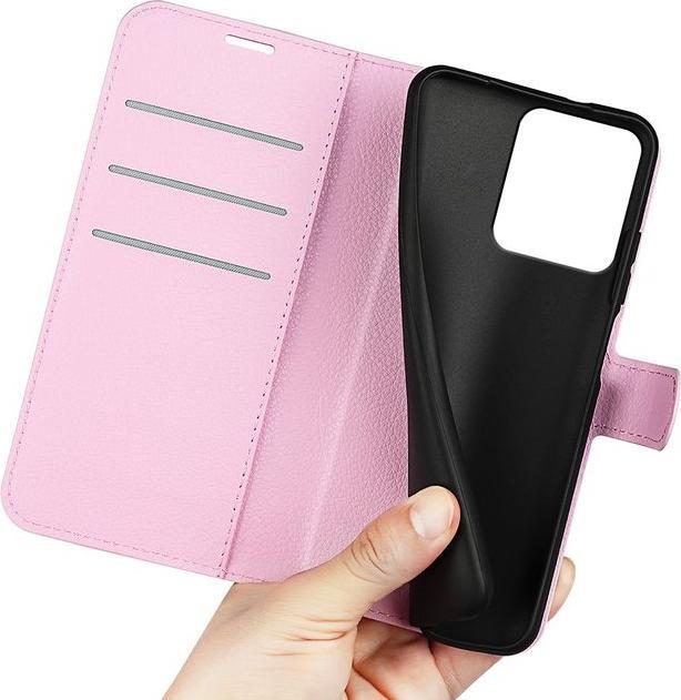 Actual product image MU Classic Litchi Leather Bookcover Series (Xiaomi Redmi 13C 5G, Xiaomi Redmi Note 13 4G)