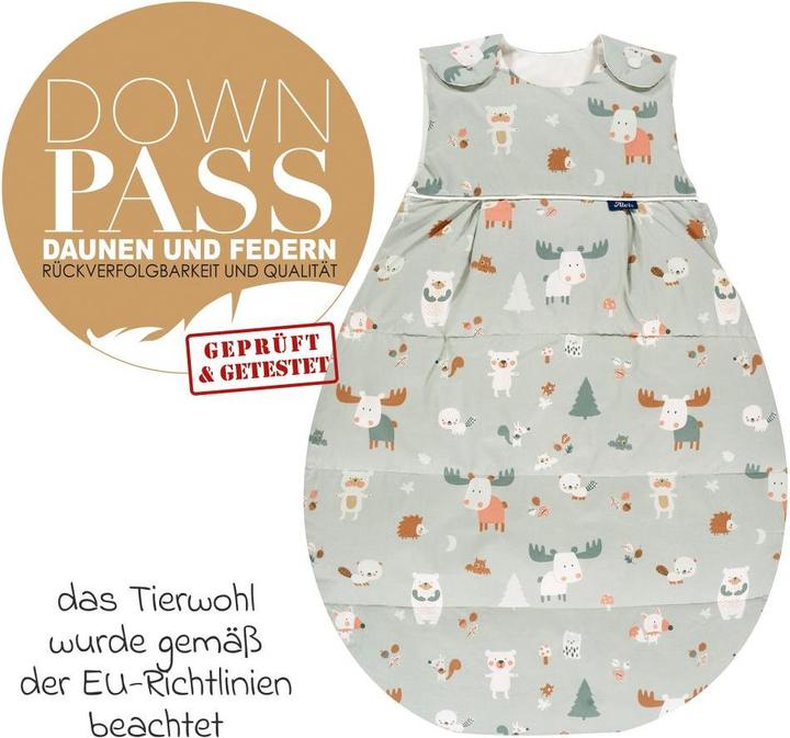 Actual product image Alvi Schlafsäcke Daunen-Schlafsack - Baby Forest - Gr. 90 (90 cm)