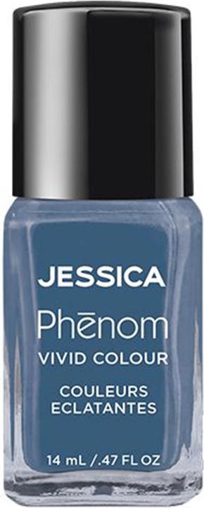 Actual product image Jessica Phenom Vivid Colour Nail Polish Long-lasting Gel-like Nail Polish without UV Lights 14ml Emp (Gel-Effect Nail Polish)