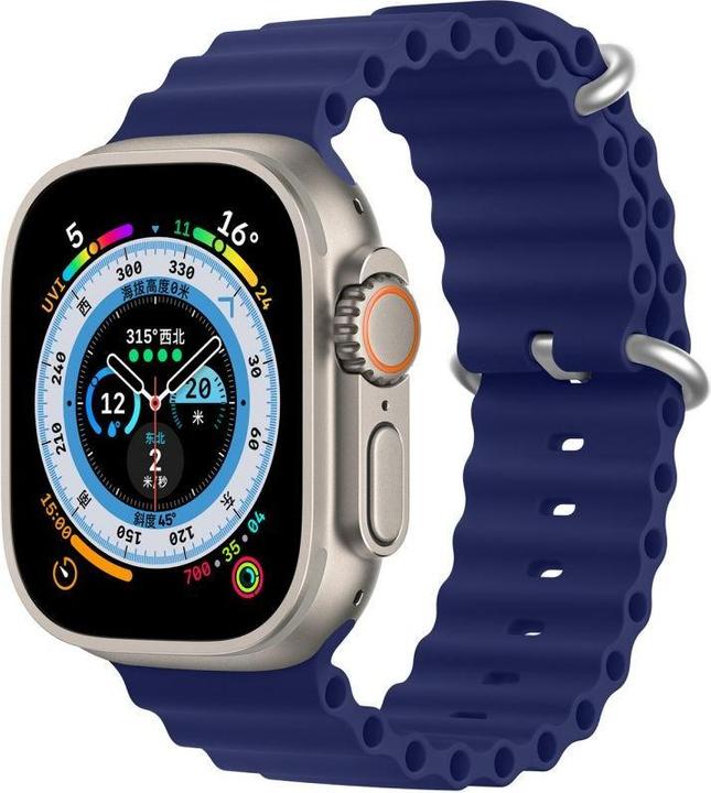 Dux Ducis Strap Watch Strap 8 / 7 / 6 / 5 / 4 / 3 / 2 / SE (41 / 40 / 38mm) Silicone Band Bracelet N (40 mm, 38 mm, 41 mm, Silikon, Apple Watch Series 2, Apple Watch Series 3, Apple Watch Series 1, Apple Watch Series 4, Apple Watch Series 5, Apple Watch Series 6, Apple Watch Series 7, Apple Watch Series 8, Apple Watch Series 9, Apple Watch SE)