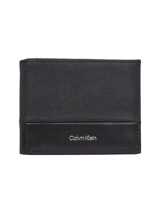 Actual product image Calvin Klein Ck Must Bifold 5cc W/Coin (100% Leather (FWA))