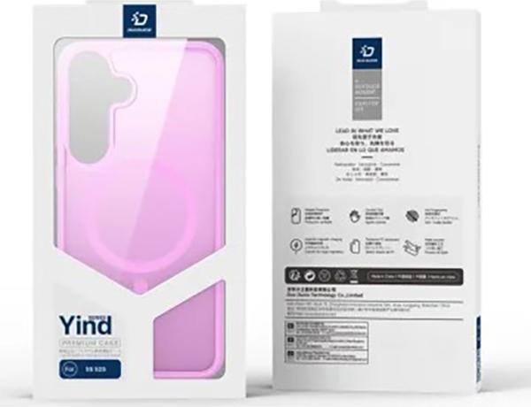 Image du produit Samsung Galaxy S25 Plus - Ducis Yind Series mit Magsafe in pink (Samsung Galaxy S25+)