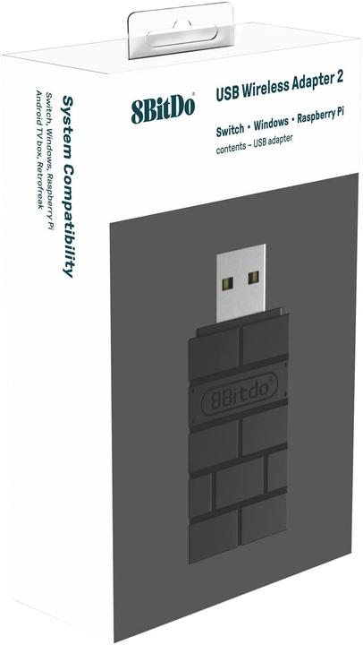 Image du produit 8bitdo Adaptateur USB sans fil 2 (Switch, Mac, Windows, Framboise Pi 3, Android)