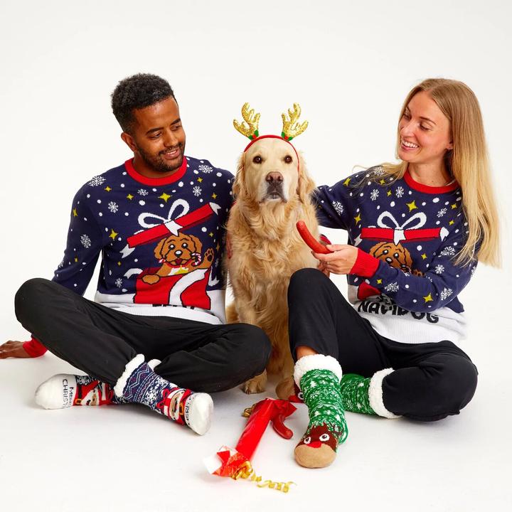 Actual product image Christmas Sweats Feliz Navidog (S)