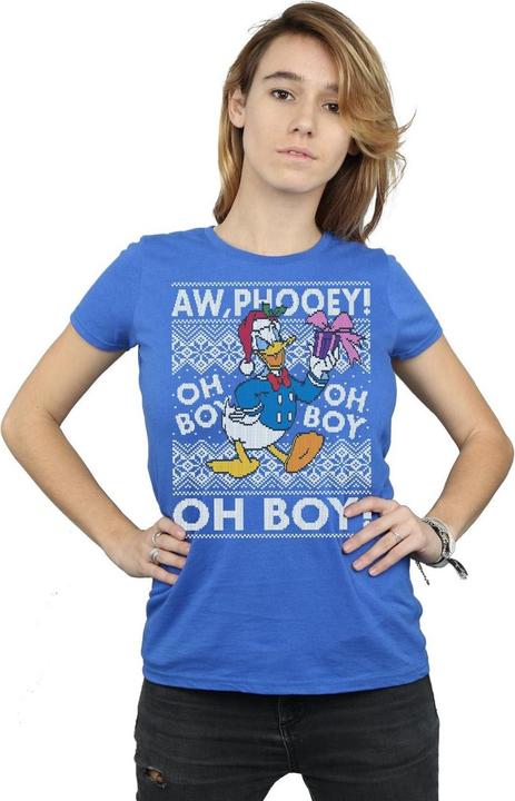 Produktbild Disney Donald Duck Christmas Fair Isle TShirt (L)