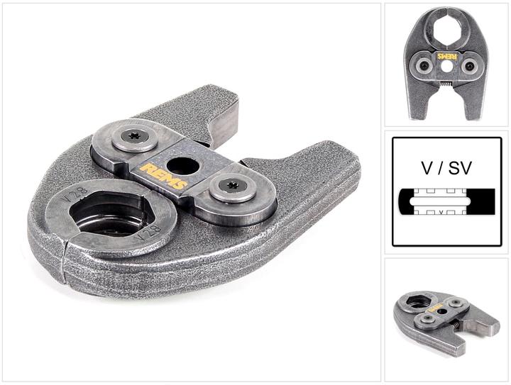 Actual product image Rems Presstang Mini V 28 - t/Nirosan, Viega, Frabo m.m. (125 mm)